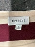 Evereve Stripes Burgundy Pullover Sweater Size L - photo 7