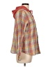 Made With Love Plaid Orange Long Sleeve Button-Down Shirt Size L - photo 4