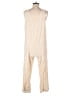 Carly Jean Solid Ivory Jumpsuit Size M - photo 2