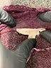 Mystree Burgundy Cardigan Size S - photo 7
