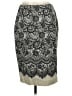 Talbots Paisley Floral Damask White Gray Formal Skirt Size 4 - photo 1