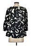 DKNY 100% Cotton Black 3/4 Sleeve Blouse Size 2 - photo 2