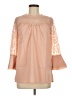 Unbranded Pink 3/4 Sleeve Blouse Size M - photo 1