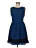 Francesca's Blue Cocktail Dress Size M - photo 1