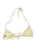 Triangl Print Yellow Swimsuit Top Size L - photo 2