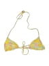 Triangl Print Yellow Swimsuit Top Size L - photo 1