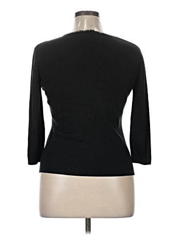 Joseph A. Silk Pullover Sweater (view 2)