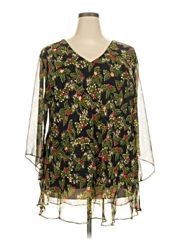 Signature 3/4 Sleeve Blouse (view 1)