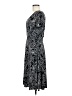 Coldwater Creek Paisley Black Casual Dress Size 8 - photo 5