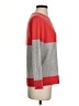 Kokun 100% Cashmere Color Block Red Cashmere Pullover Sweater Size S - photo 4