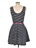 Style Rack Stripes Black Casual Dress Size L - photo 2