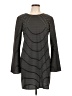 Noisy May 100% Polyester Stripes Gray Casual Dress Size L - photo 1