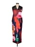 Unbranded Graphic Red Cocktail Dress Size L - photo 1