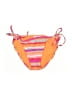 Old Navy 100% Polyester Stripes Orange Swimsuit Bottoms Size S (petite) - photo 1