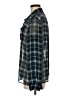 QMack 100% Polyester Plaid Gray Long Sleeve Blouse Size M - photo 5