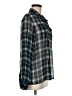 QMack 100% Polyester Plaid Gray Long Sleeve Blouse Size M - photo 4