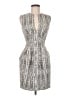 L'Agence Graphic Gray Cocktail Dress Size Med (2) - photo 1