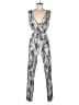 Lemon Tart Graphic Silver Jumpsuit Size M - photo 1