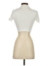 Zara Ivory Short Sleeve Turtleneck Size S - photo 2