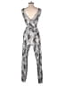 Lemon Tart Graphic Silver Jumpsuit Size M - photo 2