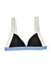 Solid & Striped Color Block Blue Swimsuit Top Size S - photo 1