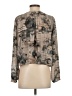 Astr 100% Polyester Gray Long Sleeve Blouse Size S - photo 2