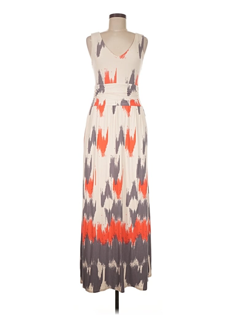 Pre-owned Maeve Casual Dress In Gray