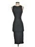 Express Solid Gray Cocktail Dress Size XS - photo 1