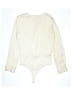 Open Edit Ivory Long Sleeve Blouse Size S - photo 2