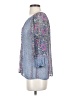 Joie 100% Silk Blue 3/4 Sleeve Silk Top Size XS - photo 5