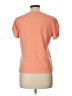 Elle Floral Orange Short Sleeve T-Shirt Size L - photo 2
