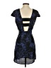 Greylin Graphic Blue Cocktail Dress Size S - photo 2