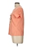 Elle Floral Orange Short Sleeve T-Shirt Size L - photo 5