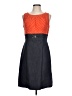 Established 100% Polyester Polka Dots Blue Casual Dress Size 10 - photo 1