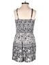 THREE PINK HEARTS 100% Polyester Paisley Gray Romper Size XS - photo 2