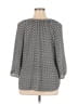 Croft & Barrow 100% Polyester Gray 3/4 Sleeve Blouse Size XL - photo 2
