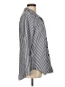 Shein 100% Polyester Stripes Silver Long Sleeve Blouse Size M - photo 4