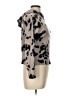 Kokun 100% Cashmere Animal Print Silver Cashmere Pullover Sweater Size L - photo 4