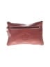 Firenze 100% Leather Burgundy Brown Leather Wristlet One size - photo 2