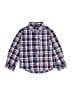 Carter's 100% Cotton Plaid Multi Color Blue Long Sleeve Button-Down Shirt 18-24 MO / 24 MO - photo 1