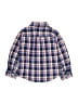 Carter's 100% Cotton Plaid Multi Color Blue Long Sleeve Button-Down Shirt 18-24 MO / 24 MO - photo 2