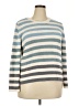 John Paul Richard 100% Polyester Stripes Blue Pullover Sweater Size XXL - photo 1