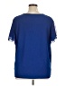 Love Scarlett Blue Short Sleeve Blouse Size 1X - photo 2