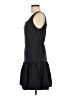 Maison Tara Solid Black Casual Dress Size 8 - photo 5