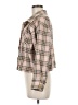 Altar'd State Plaid Tan Long Sleeve Blouse Size M - photo 5