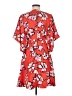 Lewit 100% Silk Print Red Casual Dress Size 6 - photo 2