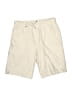 Athleta Solid Ivory Khaki Shorts Size 2 - photo 1