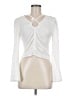 Versona Ivory Long Sleeve Blouse Size M - photo 1