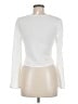 Versona Ivory Long Sleeve Blouse Size M - photo 2