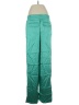 J.Crew 100% Viscose Color Block Teal Casual Pants Size 4 (tall) - photo 2